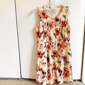 Floral silky dress from Madewell